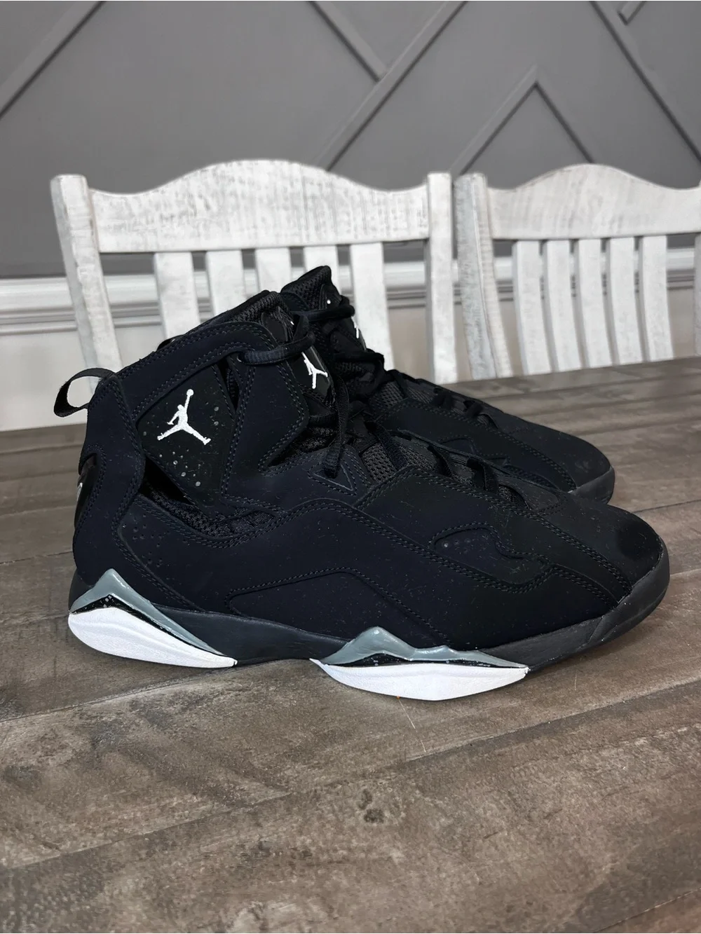 Nike Jordan True Flight Men Sneakers Black/Cool Grey/ Men’s Sz 10.5